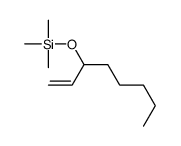 Silane, [(1-ethenylhexyl)oxy]trimethyl- 结构式