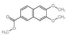 6,7-二甲氧基-2-萘甲酸甲酯 结构式