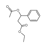 Benzenepropanoic acid, β-(acetyloxy)-, ethyl ester 结构式