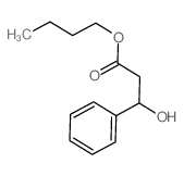 3-羟基-3-苯基丙酸丁酯 结构式