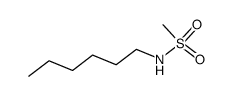N-hexylmethanesulfonamide 结构式