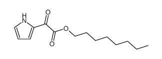 1H-Pyrrole-2-acetic acid, α-oxo-, octyl ester 结构式