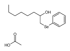 2-Octanol, 1-(phenylseleno)-, acetate 结构式