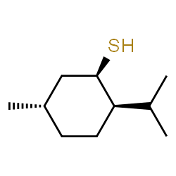 Cyclohexanethiol,5-methyl-2-(1-methylethyl)-,(1R,2R,5S)-(9CI) 结构式
