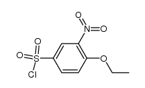 4-乙氧基-3-硝基-苯磺酰氯 结构式