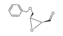 2-Oxiranecarboxaldehyde, 3-[(phenylmethoxy)methyl]-, (2R,3S)-rel- 结构式
