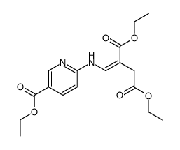 Butanedioic acid, [[[5-(ethoxycarbonyl)-2-pyridinyl]amino]methylene]-, diethyl ester, (Z)- (9CI) 结构式