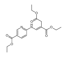 Butanedioic acid, [[[5-(ethoxycarbonyl)-2-pyridinyl]amino]methylene]-, diethyl ester, (E)- (9CI) 结构式