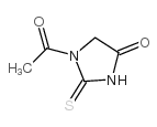 1-乙酰硫代海因 结构式