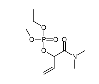 Phosphoric acid diethyl=2-(dimethylcarbamoyl)-1-methylvinyl ester 结构式