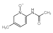 N-(5-甲基-1-氧化物-2-吡啶)乙酰胺 结构式