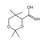 2,2,5,5-四甲基-1,3-二氧六环-4-甲酰胺 结构式