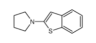 Pyrrolidine, 1-benzo[b]thien-2-yl- 结构式