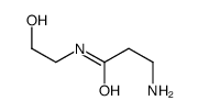 3-氨基-N-(2-羟乙基)丙酰胺 结构式