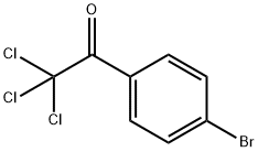 1-(4-溴苯基)-2,2,2-三氯乙酮 结构式