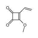 3-Cyclobutene-1,2-dione, 3-ethenyl-4-methoxy- 结构式
