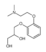 3-[2-(2-二甲氨基乙氧基)苯氧基]-1,2-丙二醇 结构式