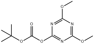 Carbonic acid, 4,6-dimethoxy-1,3,5-triazin-2-yl 1,1-dimethylethyl ester 结构式