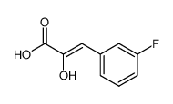 (Z)-2-羟基-3-(3-氟苯基)丙烯酸 结构式