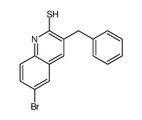 6-溴-3-苄基-2(1H)-喹啉硫酮 结构式
