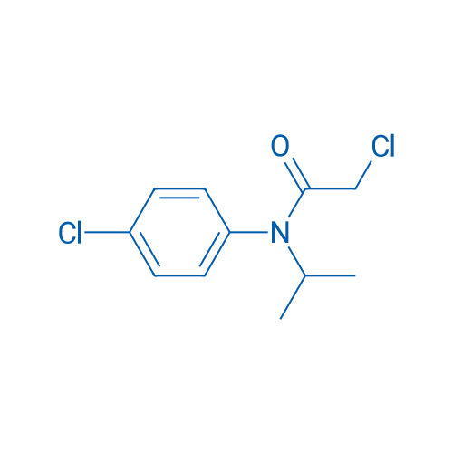 2-氯-N-(4-氯苯基)-N-异丙基乙酰胺 结构式