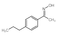 1-(4-丙基苯基)-1-乙酮肟 结构式