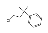 Benzene, (3-chloro-1,1-dimethylpropyl)- 结构式