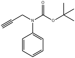 Carbamic acid, N-phenyl-N-2-propyn-1-yl-, 1,1-dimethylethyl ester 结构式