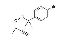 Peroxide, 1-(4-bromophenyl)-1-methylethyl 1,1-dimethyl-2-propynyl 结构式