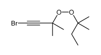 Peroxide, 3-bromo-1,1-dimethyl-2-propynyl 1,1-dimethylpropyl (9CI) 结构式