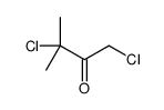 1,3-二氯-3-甲基-2-丁酮 结构式