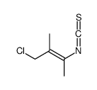 2-Butene, 1-chloro-3-isothiocyanato-2-methyl- 结构式