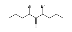 4,6-二溴-5-壬酮 结构式