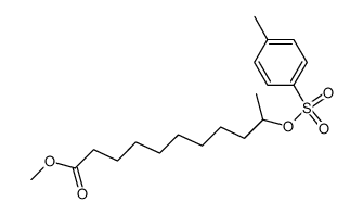 10-对甲苯磺酰氧基十一酸甲酯 结构式