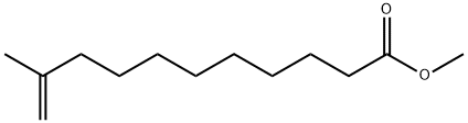 10-Undecenoic acid, 10-methyl-, methyl ester 结构式