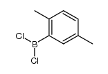 二氯(2,5-二甲基苯基)硼烷 结构式
