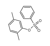 2,5-二甲基苯基苯磺酸酯 结构式