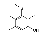2,4,5-三甲基-3-(甲硫基)苯酚 结构式