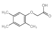 2-(2,4,5-三甲基苯氧基)乙酸 结构式