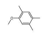 1-甲氧基-2,4,5-三甲基苯 结构式