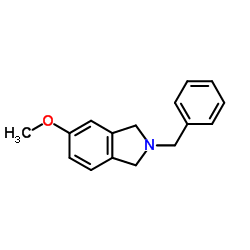 2-苄基-5-甲氧基异吲哚啉 结构式