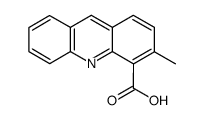 3-甲基-4-吖啶甲酸 结构式