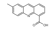 7-甲基吖啶-4-羧酸 结构式