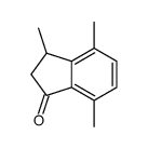 3,4,7-三甲基-2,3-二氢-1H-茚-1-酮 结构式