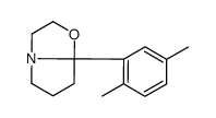 7A-(2,5-二甲基苯基)六氢吡咯并[2,1-B]恶唑 结构式
