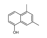 5,7-二甲基-1-萘酚 结构式