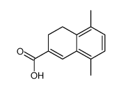 3,4-二氢-5,8-二甲基-2-萘甲酸 结构式