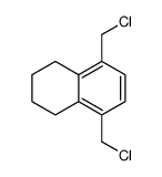 5,8-双(氯甲基)-1,2,3,4-四氢萘 结构式