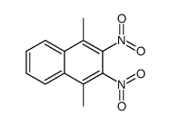 1,4-二甲基-2,3-二硝基萘 结构式