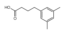 4-(3,5-二甲基苯基)丁酸 结构式